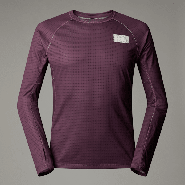 The North Face A68-a Circular Dotknit Baselayer Top Midnight Mauve