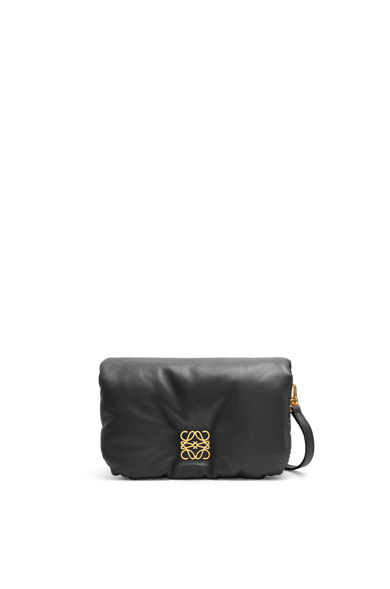 Mini Puffer Goya bag in shiny nappa lambskin