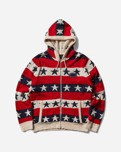 AFB Men s Star Knit Hoodie Red