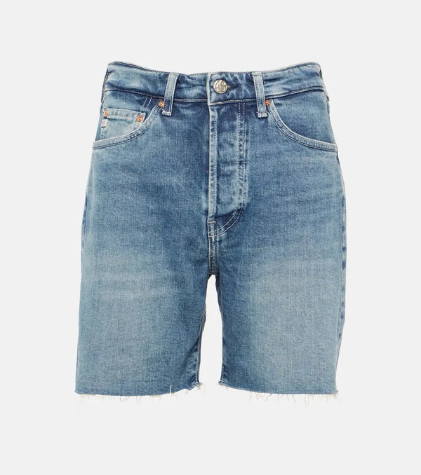 AG Jeans High-rise denim shorts | LYBSTORE