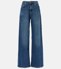 AG Jeans High-rise wide-leg jeans | LYBSTORE