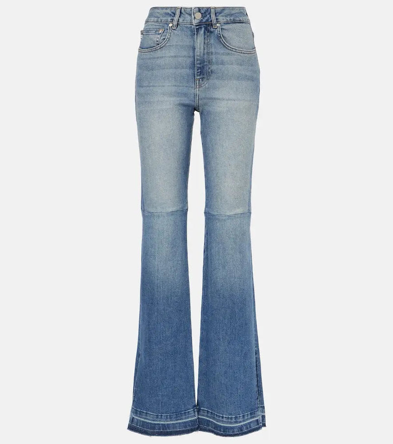 AG Jeans La Croisette high-rise flared jeans