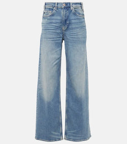 AG Jeans New Baggy high-rise wide-leg jeans