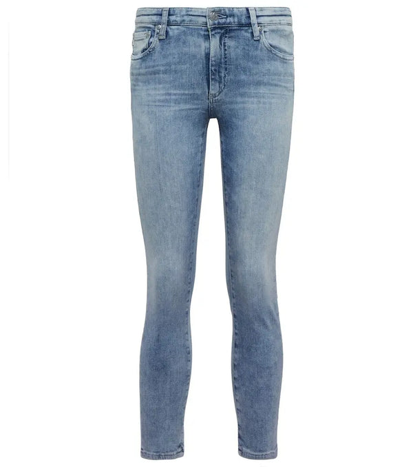 AG Jeans Prima Crop mid-rise skinny jeans | LYBSTORE