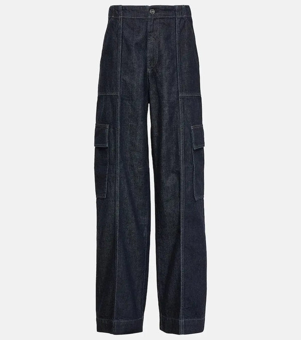 AG Jeans x EmRata Amia high-rise cargo jeans | LYBSTORE