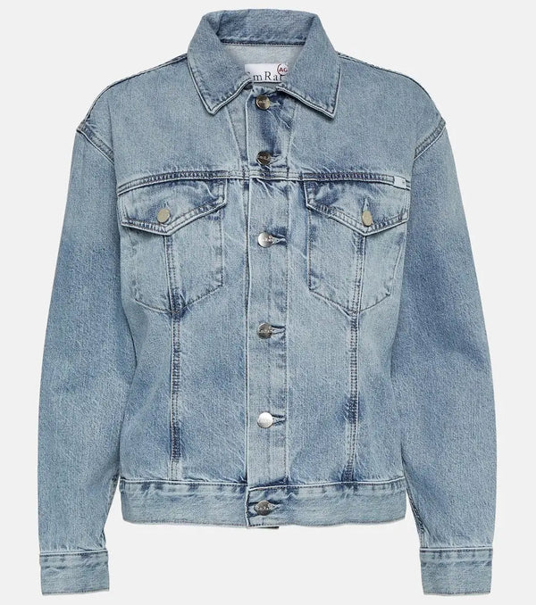 AG Jeans x EmRata Bell denim jacket | LYBSTORE