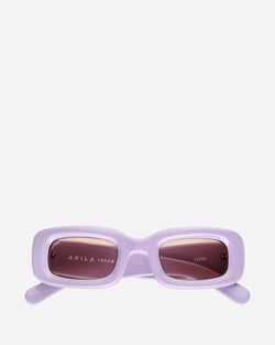 AKILA Verve Inflated Sunglasses Lavender / Brown