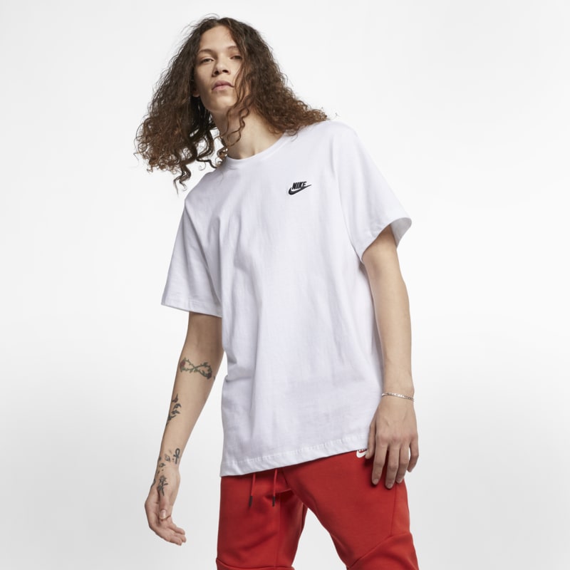 Playera para hombre Nike Sportswear Club - Blanco