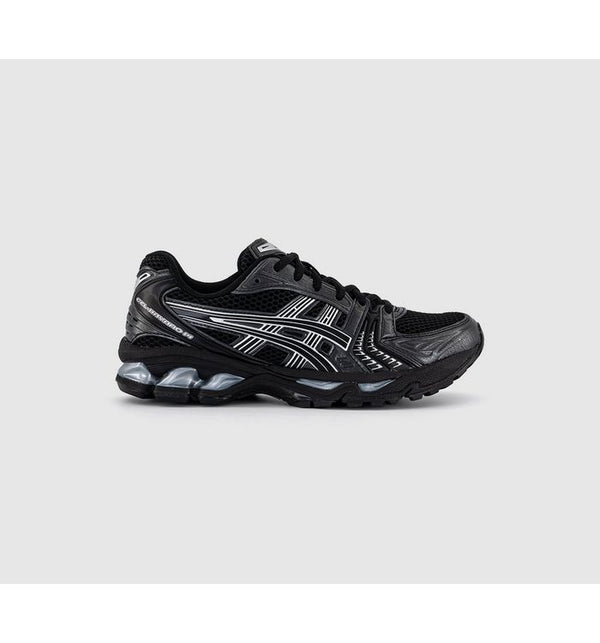 ASICS Womens Gel-kayano 14 Trainers Black Pure Silver