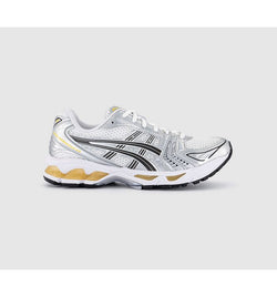 ASICS Womens Gel-kayano 14 Trainers White Taichi Yellow Mixed Material