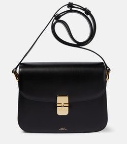 A.P.C. Grace Medium leather shoulder bag | LYBSTORE