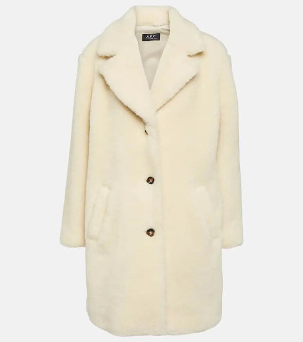 A.P.C. Nicolette cotton and wool coat | LYBSTORE