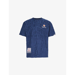 Aape Brand-patch cotton-blend T-shirt