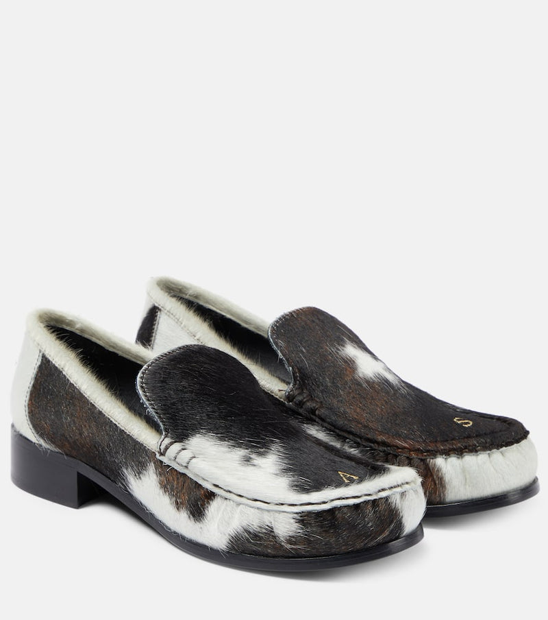 Acne Studios Calf hair leather loafers