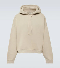 Acne Studios Cropped cotton jersey hoodie