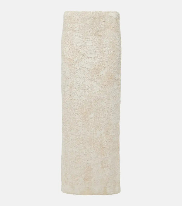 Acne Studios Embroidered maxi skirt | LYBSTORE