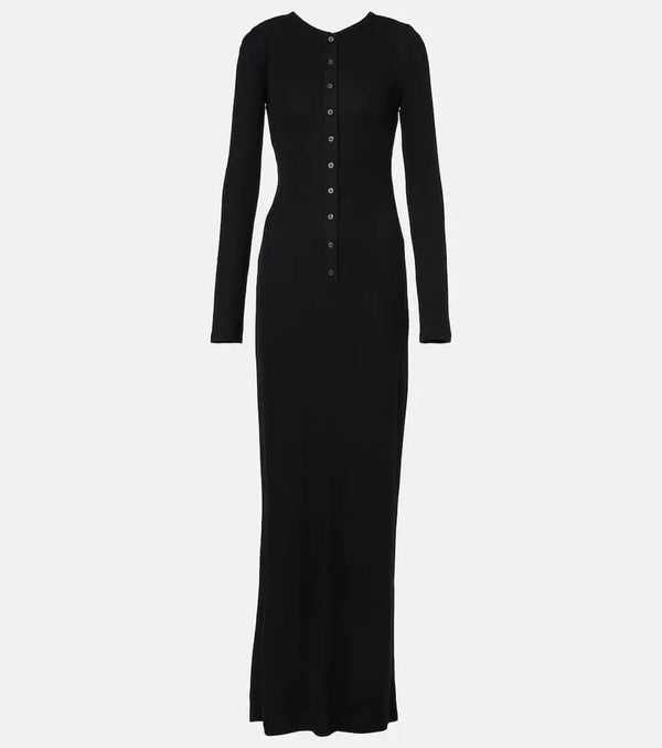 Acne Studios Etrixie ribbed-knit maxi dress