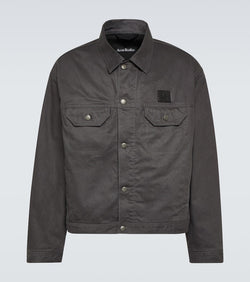 Acne Studios Face cotton canvas jacket