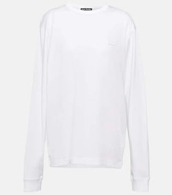 Acne Studios Face cotton-jersey top | LYBSTORE