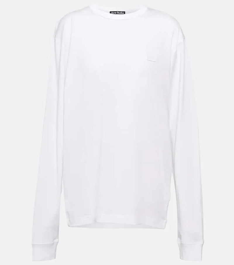 Acne Studios Face cotton-jersey top | LYBSTORE