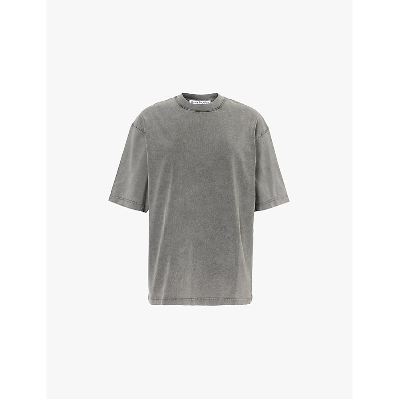 Womens Acne Studios Faded-wash oversized-fit cotton-jersey T-shirt