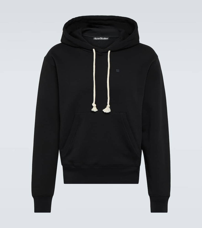 Acne Studios Fairah Face cotton jersey hoodie