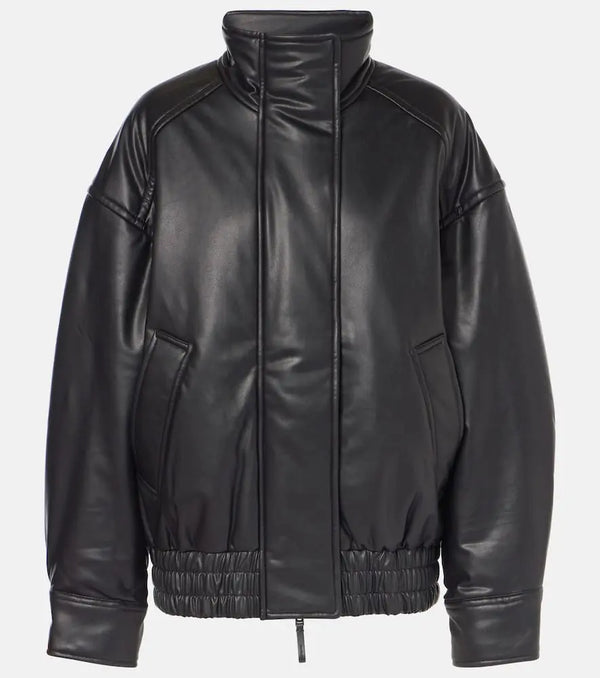 Acne Studios Faux leather bomber jacket