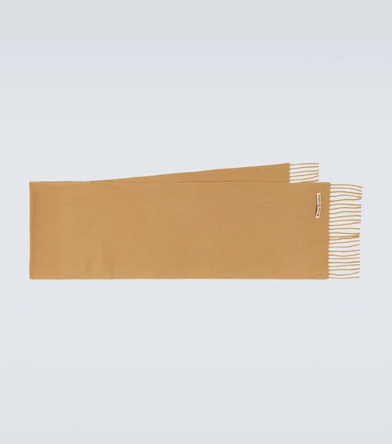 Acne Studios Fringed wool scarf