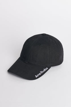 Acne Studios Logo Cap Black