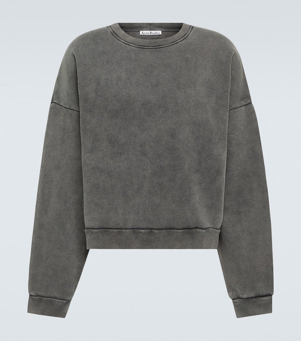 Acne Studios Logo cotton jersey sweatshirt