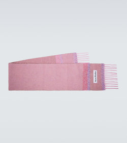 Acne Studios Logo wool-blend scarf