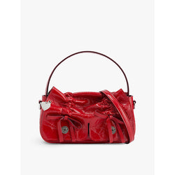 Acne Studios Multipocket micro leather shoulder bag