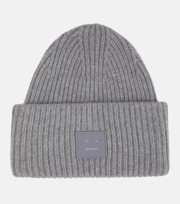 Acne Studios Pansy ribbed-knit beanie | LYBSTORE