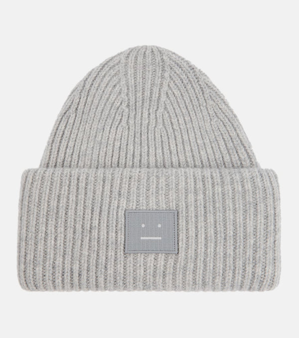 Acne Studios Pansy ribbed-knit wool beanie | LYBSTORE