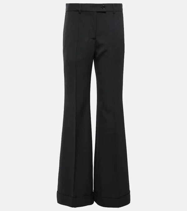 Acne Studios Wide-leg wool-blend pants