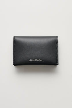 Acne Studios Folded Leather Wallet Black