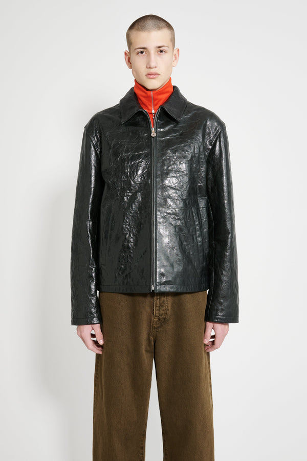 Acne Studios Leather Blouson Black