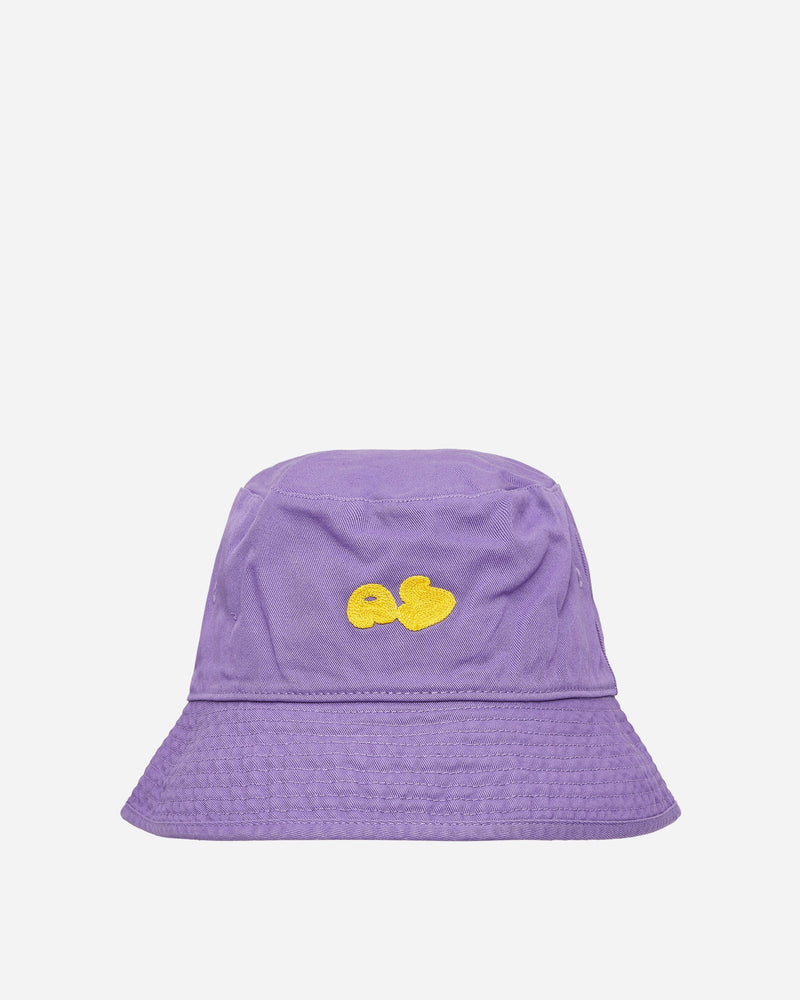 Acne Studios Bubble Logo Bucket Hat Purple