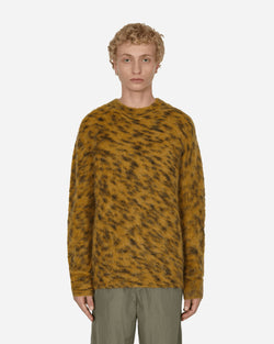 Acne Studios Jacquard Crewneck Sweater Yellow