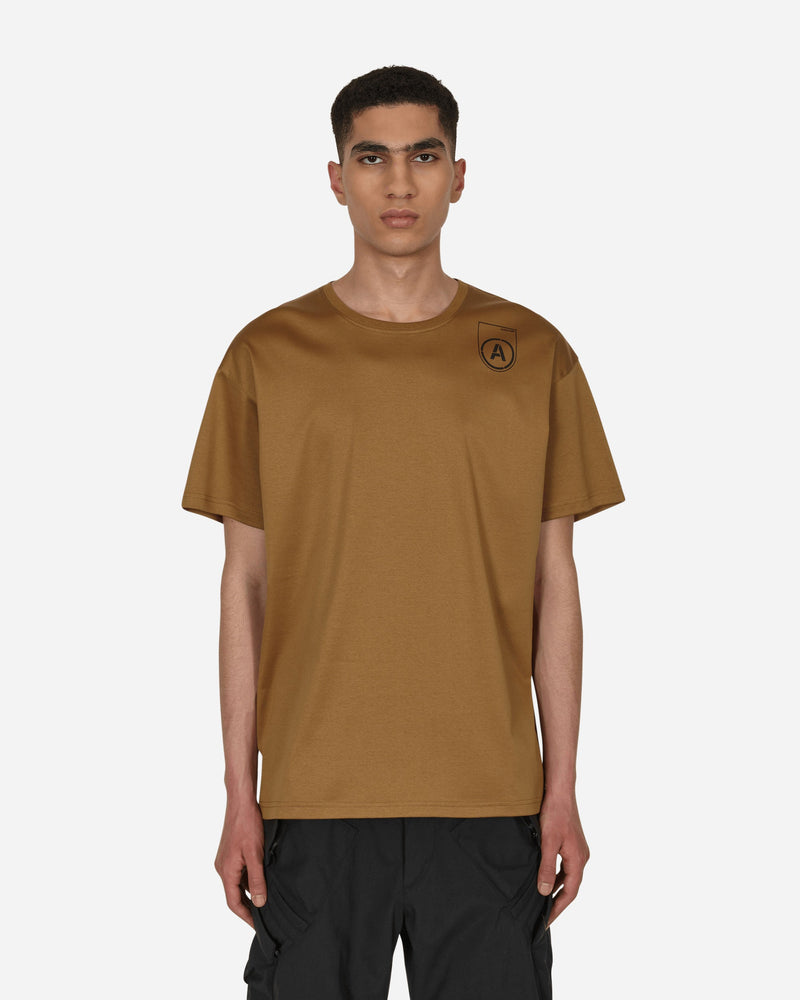 Acronym Printed T-Shirt Brown