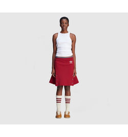 Adidas Consortium Wales Bonner Knit Skirts Collegiate Burgundy In Red