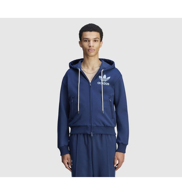 Adidas Consortium Wales Bonner Track Hoodie Navy In Blue