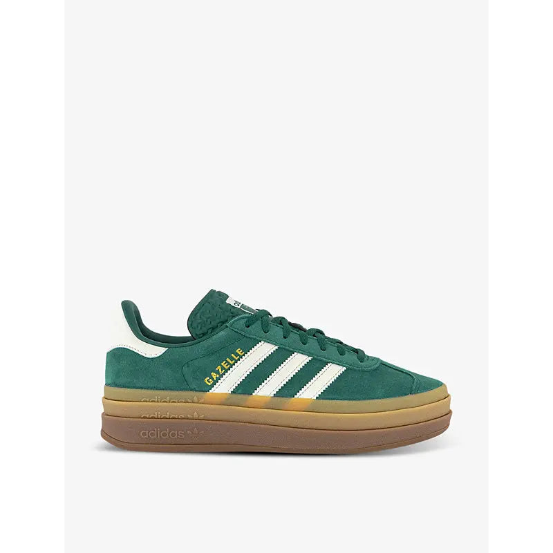 Adidas Gazelle Bold brand-stripe suede low-top trainers | Adidas