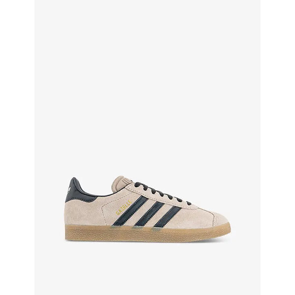 Adidas Gazelle brand-stripe suede low-top trainers