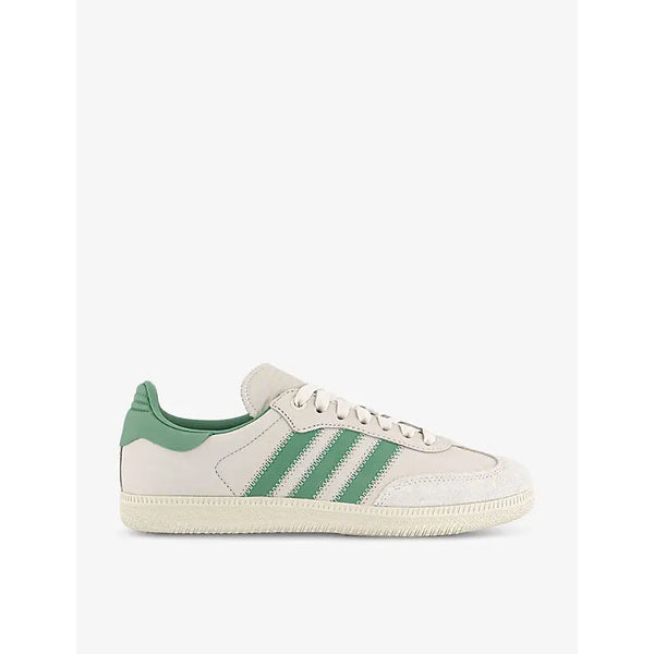 Adidas Humanrace Samba logo-print leather low-top trainers