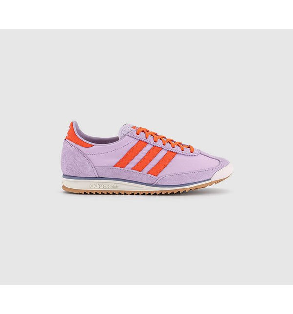 Adidas SL 72 Trainers Ice Lavender Impact Orange Silver Violet In Purple