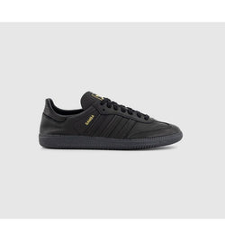 Adidas Samba Decon Trainers Core Black Core Black Gold Met