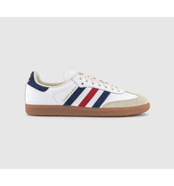 Adidas Samba OG Sporty And Rich White Night Indigo Collegiate Red