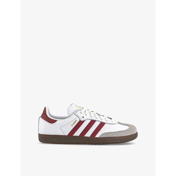 Adidas Samba OG logo-embellished leather and suede low-top trainers | Adidas