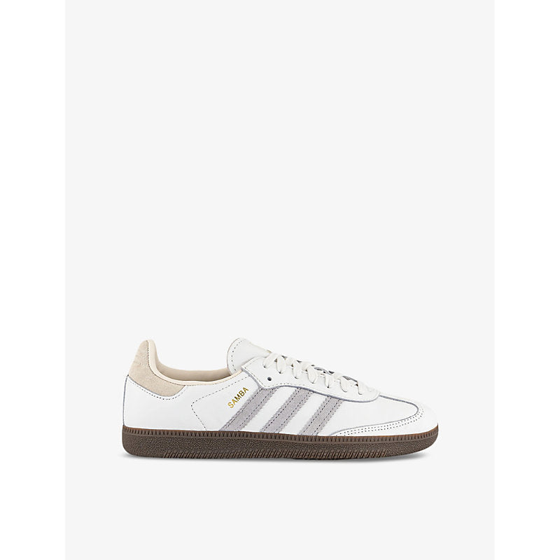 Womens Adidas Samba OG logo-embellished leather low-top trainers